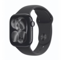 product image: Apple Watch Series 11 GPS + Cellular 46mm Aluminium diamantschwarz Sportarmband schwarz S/M